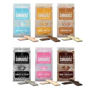 black diamond mushroom chocolates