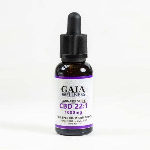 GAIA | FULL SPECTRUM 22:1 CBD:THC DROPS | 1000MG UK