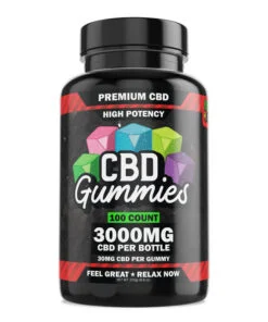 Hemp Bombs, High Potency CBD Gummies, Isolate THC-Free, 100ct, 3000mg CBD